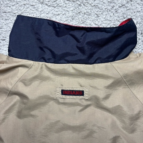 Vintage Cleveland Indians Jacket Mens Medium Chief Wahoo Mascot MLB Outerwear - Picture 10 of 11